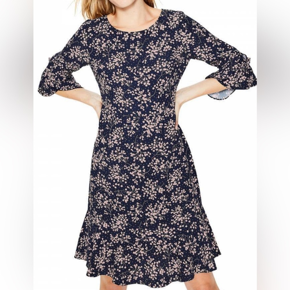 Floral Navy Dress